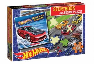 Hot Wheels: Storybook And Jigsaw Set by Various