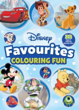 Disney Favourites Colouring Book (Blue) by Various