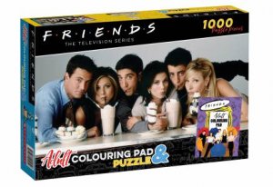 Friends: Adult Colouring Pad And Puzzle by Various