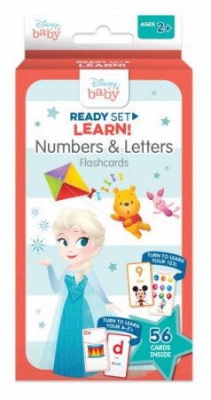 Disney Baby: Ready Set Learn! Numbers And Letters Flashcards (Ages 2+) by Various