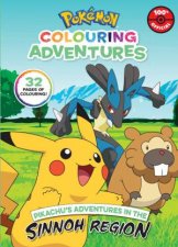 Pikachus Adventures In The Sinnoh Region Colouring Adventures