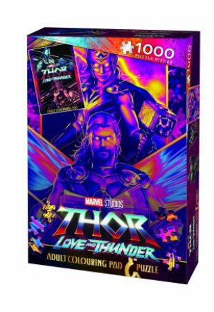 Thor Love And Thunder: Adult Colouring Pad And Puzzle by Various