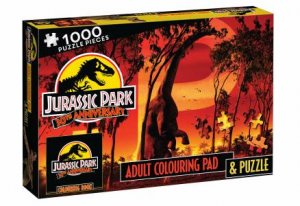 Jurassic Park 30th Anniversary: Adult Colouring Pad And 1000-Piece Puzzle by Various