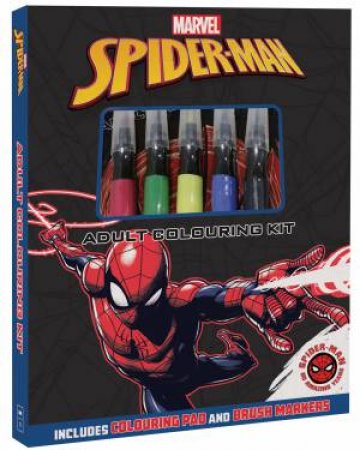 Spider-Man 60th Anniversary: Adult Colouring Kit by Various