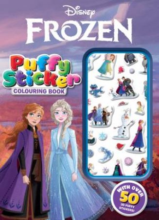 Frozen: Puffy Sticker Colouring Book by Various