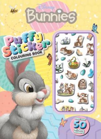 Disney Bunnies: Puffy Sticker Colouring Book by Various