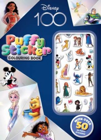 Puffy Sticker Colouring Book by Various