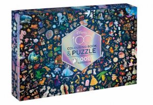 Adult Colouring Book And Puzzle (1000 Pieces) by Various