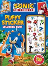 Sonic the Hedgehog Puffy Sticker Colouring Book Sega