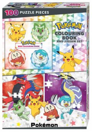 Pokémon: Colouring Book And Jigsaw Set (100 Pieces) by Various