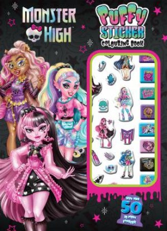 Monster High: Puffy Sticker Colouring Book (Mattel) by Various