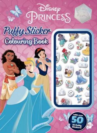 Disney Princess: Puffy Sticker Colouring Book by Various