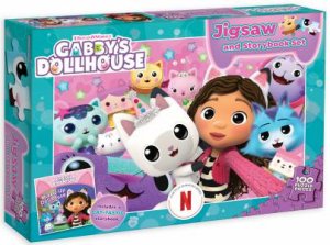 Gabby's Dollhouse: Storybook And Jigsaw (100 Pieces) Set by Various