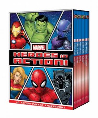 Marvel: Heroes in Action! (10-Book Boxed Set) by Unknown