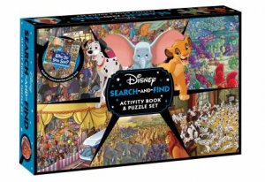 Disney: Search-and-Find Activity Book and Puzzle Set by Unknown