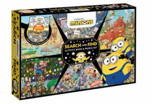 Minions: Search-and-Find Activity Book and Puzzle Set (Universal) by Unknown