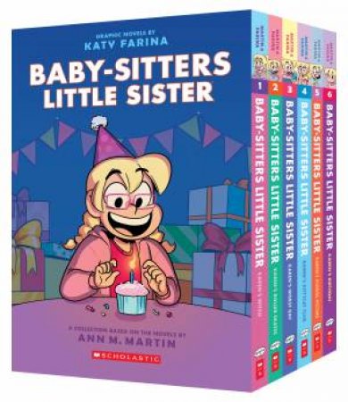 Baby-Sitters Little Sister 1-6 Graphic Novel Box Set by Ann Martin & Katy Farina