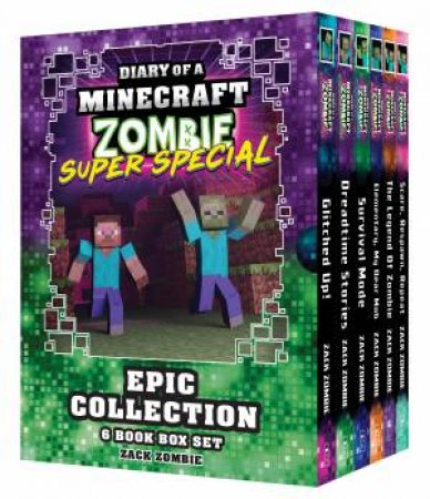 Diary of a Minecraft Zombie Super Special: Epic Collection 6 Book Box Set by Zack Zombie