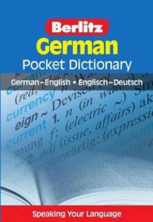 Berlitz Pocket Dictionary: German by Berlitz