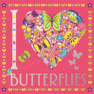 I Heart Butterflies by Michael O'Mara & Felicity French