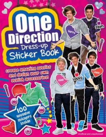 One Direction Dress Up Sticker Book by Various