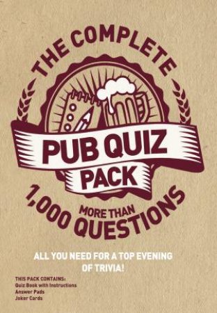 The Complete Pub Quiz Pack by Carlton Books