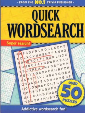 Quick Wordsearch by Various