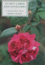 Tin Box Simply Roses  20 Gift Cards  Envelopes