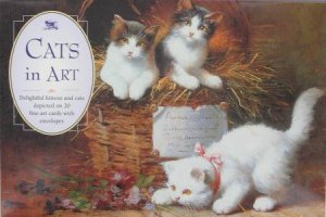 Gift Cards: Cats in Art by Unknown