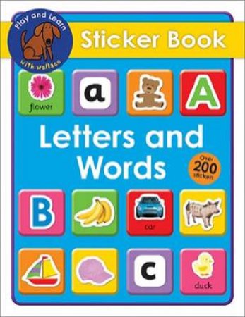 Wallace the Early Learning Dog: Letters and Words Sticker Book by Various 