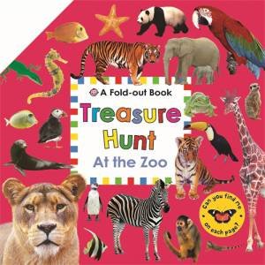 Fold-out Treasure Hunt: At The Zoo by Various 