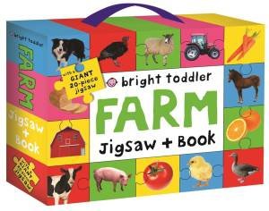 Farm Jigsaw and Book by Various 