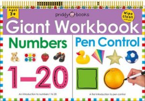 Giant Wipe Clean Workbook: Numbers / Pen Control by Roger Priddy