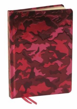 Contemporary Journal: Pink Camouflage (FTNB61) by FLAME TREE