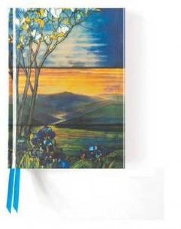 Foiled Pocket Journal: Tiffany Leaded Landscape - Magnolia Tree by FLAME TREE