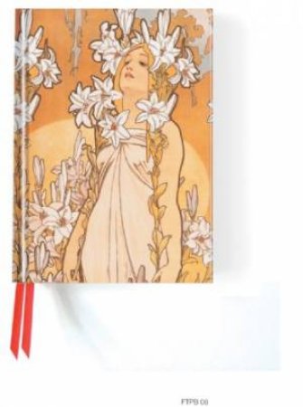 Foiled Pocket Journal: Alphonse Mucha The Flowers - Lilly by ALPHONSE MUCHA