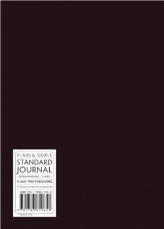 Plain and Simple Journal Standard Black by FLAMETREE