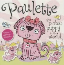 Press Out Sticker Paulette the Pinkest Puppy in the World