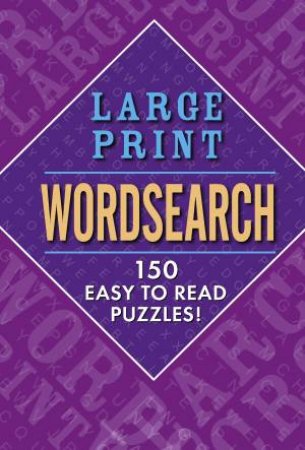 Large Print wordsearch by Various