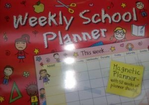 Weekly School Planner by Unknown