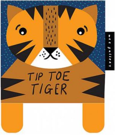 Wee Gallery Cloth Books: Tip Toe Tiger by Surya Sajnani