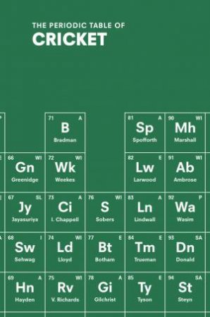 The Periodic Table Of CRICKET by John Stern