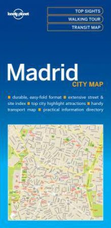 Lonely Planet City Map: Madrid  by Various