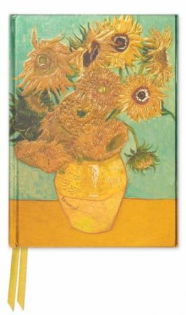 Foiled Pocket Journal #16 Van Gogh Sunflowers by FLAMETREE