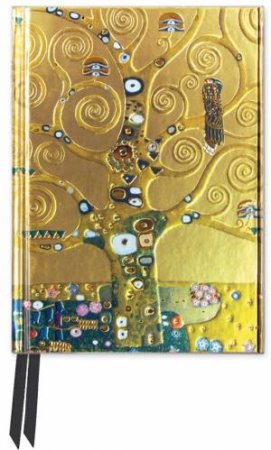 Foiled Pocket Journal #23 Klimt Tree of Life by FLAMETREE