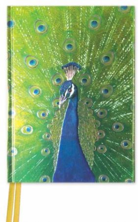 Foiled Pocket Journal #25 Peacock by FLAMETREE