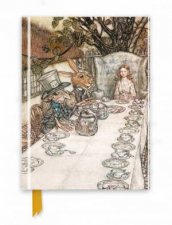 Foiled Journal Rackham Alice in Wonderland Tea Party