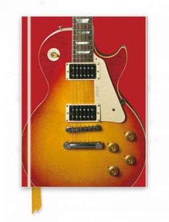 Foiled Journal Gibson Les Paul Guitar, Sunburst Red by Various