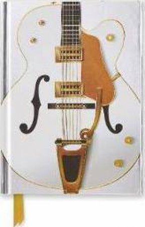 Foiled Pocket Journal #32 Gretsch White Falcon Guitar by FLAME TREE STUDIOS