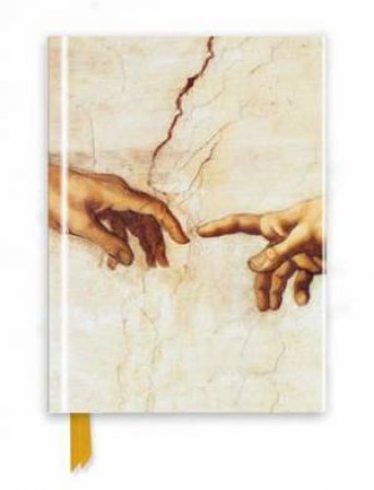 Foiled Journal Michelangelo: Creation Hands by Various